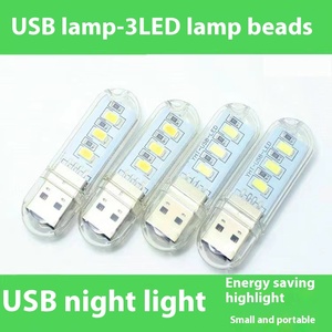 3/8/16/24 LED ışıkları ile U Disk tarzı gece lambası özelliği ile USB dizüstü lamba - Product Image 6