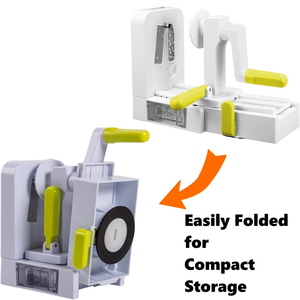 Soğan kesici 5-Blade spiracutter çok fonksiyonlu sebze kesici dilimleme kıyıcı mutfak alet katlanabilir yeşil soğan kesici - Product Image 2