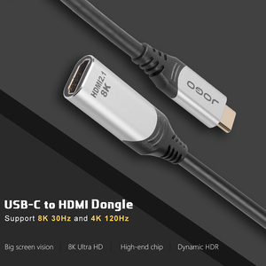 高质量4k 120hz 3.1 USB C至HDMI型C至HDMI母电缆适配器转换器，用于mac电视投影 - Product Image 6