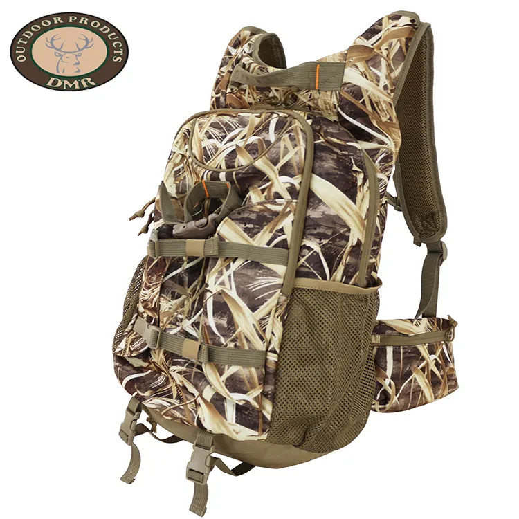 Bolsa de camuflaje para senderismo al aire libre, mochila táctica para caza y camping