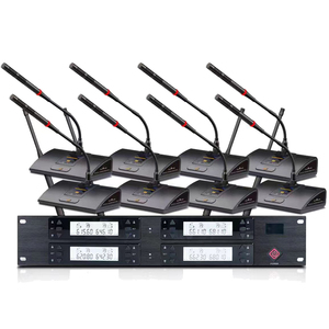 Professional MiCWL 8 Desktop Conference Digital Wireless Microphone <strong>System</strong> 8 Gooseneck Adjustable Frequency with Mute <strong>Function</strong>