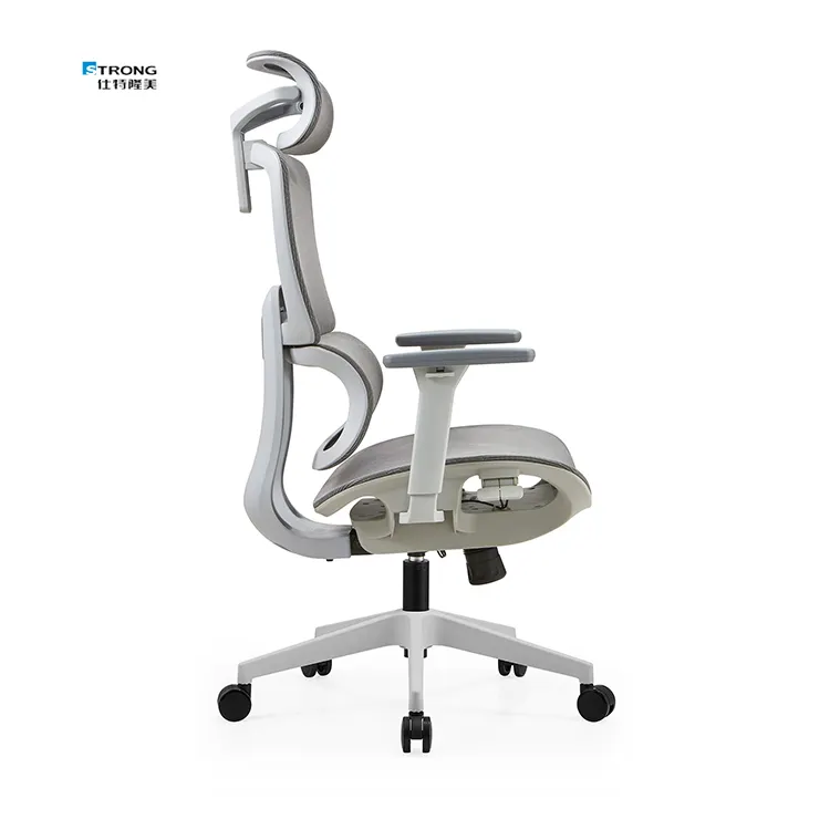 Factory Wholesale Adjustable Armrest Modern Swivel High Back Mesh Office Chair
