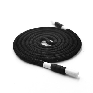 Custom Polyester Cord Round Draw Cords Hoodie <strong>String</strong> Rope Drawstring Pants Drawcord <strong>with</strong> Rubber Tips - Product Image 2