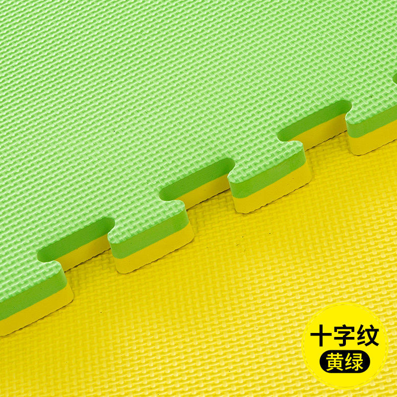 Producto de primera calidad, patrón de 20 cruces, verde amarillento.