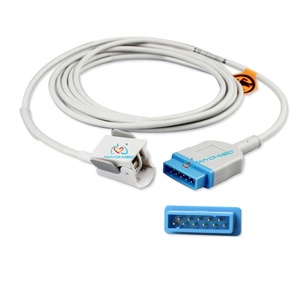 11Pin for GE Healthcare <strong>Marquette</strong> SpO2 <strong>Sensor</strong> Dash 3000 Dash 4000 Reusable Adult Finger Soft Tip Spo2 Probe GE SpO2 <strong>Sensor</strong> - Product Image 3