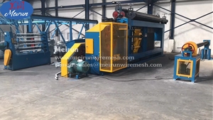 Macchina per la tessitura esagonale automatica della rete metallica del produttore MR | Macchina per la produzione di reti a gabbione realizzata in Cina - Product Image 3