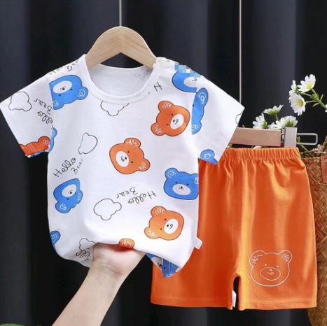 Short orange bear head