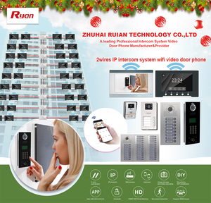 12 Apartments Wired <strong>Intercom</strong> 3Pcs ID Cards Multi Users Audio <strong>Intercom</strong> Kit With 12 Headset for Building - Product Image 5
