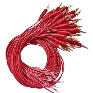 SY 16AWG BV ขั้วจระเข้ขั้วต่อสีแดง/OT สายรัดสายไฟแบบหลายแกนสำหรับรถจักรยานยนต์ไฟฟ้า - Product Image 1