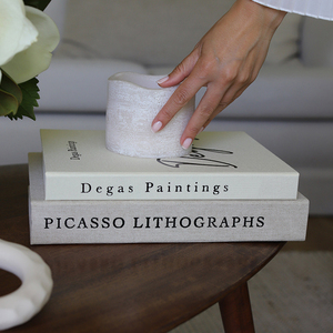 Staging Fake <strong>Book</strong> Linen Home <strong>Living</strong> Room Decorative Coffee Table False <strong>Book</strong> Box Set - Product Image 2
