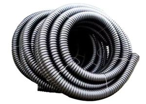 40mm黒柔軟性HDPE段ボールパイプPEスパイラルラウンドパイプ金網用ガス用途 - Product Image 6