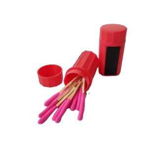 Ev ve dış mekan kullanımı için güvenlik rüzgar ve su geçirmez ahşap maçlar kırmızı kafa ile renkli uzun barbekü maçlar - Product Image 1