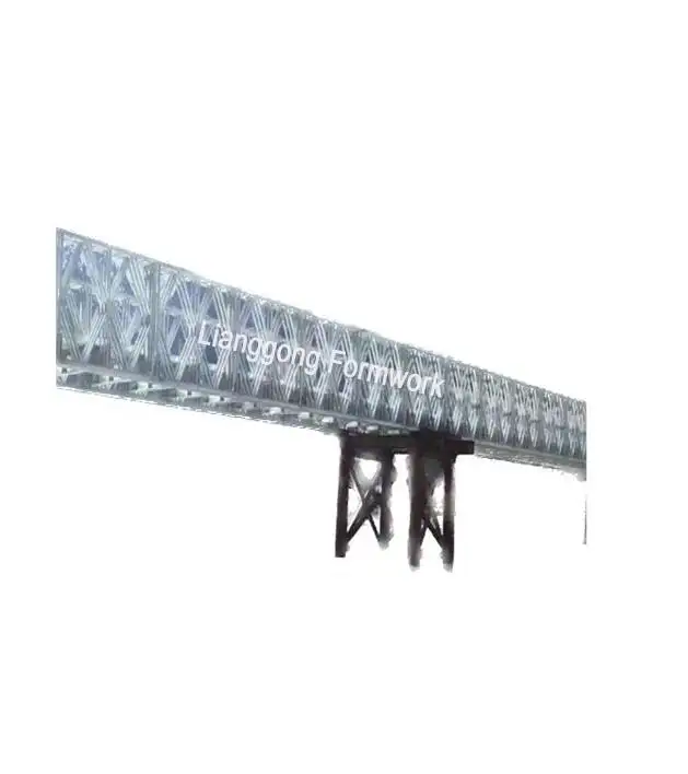 Puente de acero prefabricado Encofrado Puente Bailey universal de acero personalizado Puente prefabricado para materiales de construcción