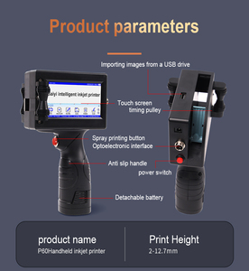 USA ultimo modello di vendita calda intelligente UV tenuto in mano a getto d'inchiostro grande piccolo personaggio codificatore stampanti per la vendita - Product Image 4