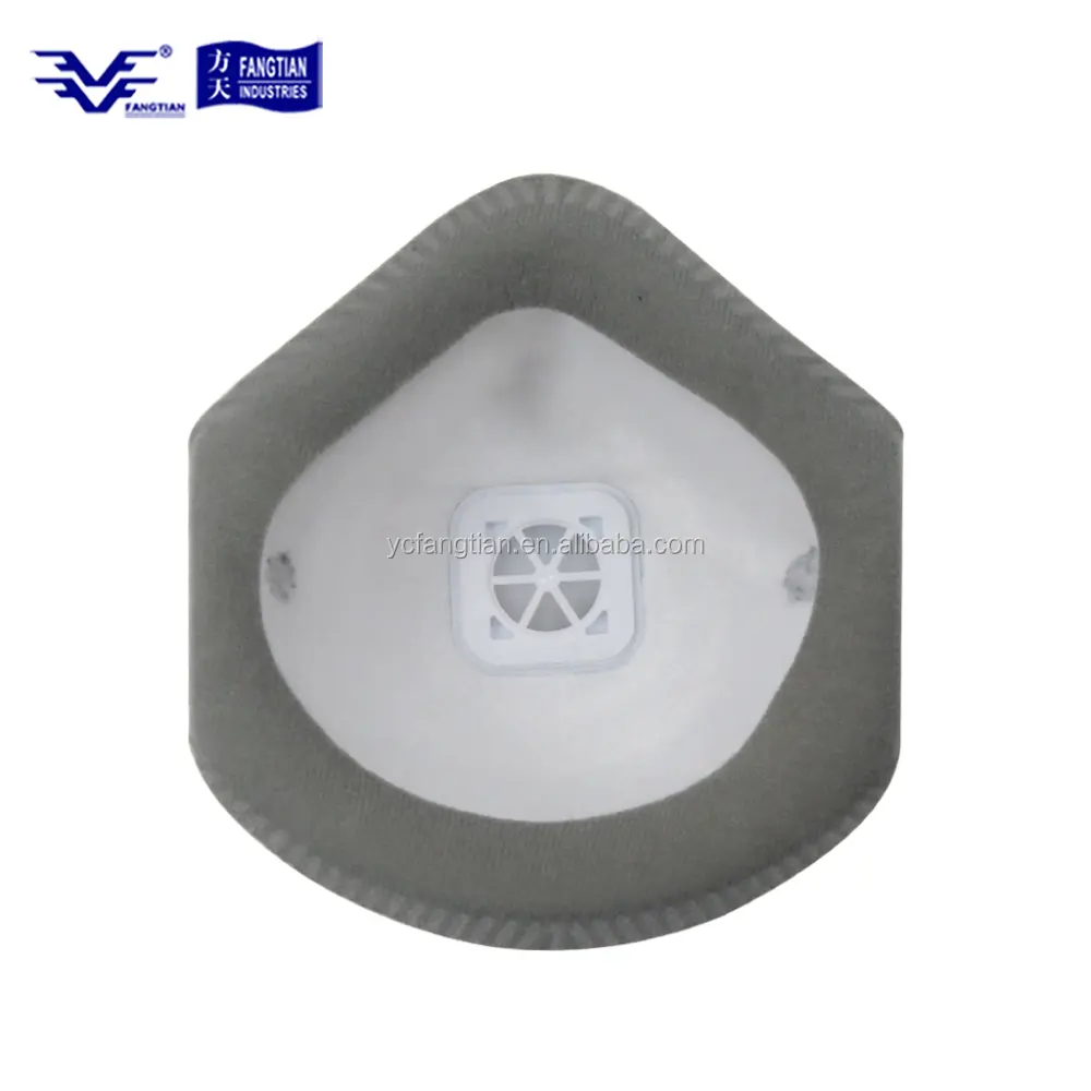 High quality Chinese manufacturer wholesale gridding nonwoven face dust mask dust proof mask with CE and valve