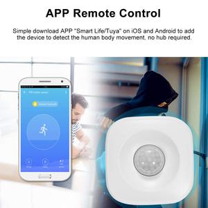 ZigBee/WiFi PIR датчик движения беспроводной пассивный инфракрасный детектор охранной сигнализации датчик контроля приложения совместимый с - Product Image 2