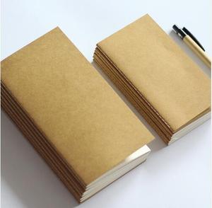 9*12,5 cm pasaporte cuaderno de papel Kraft en blanco punto red Bloc de notas diario de viajero recarga organizador planificador de papel de relleno - Product Image 6