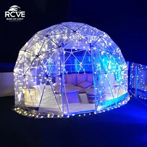 Hoàn toàn trong suốt 3m 4m 5m Đường kính sang trọng PVC hình cầu Lều Internet nổi tiếng nhà hàng bong bóng Nhà Dome cấu trúc khách sạn - Product Image 3