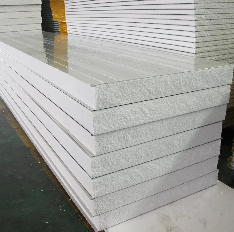 Nhà Máy Cung Cấp Trực Tiếp Chống Cháy Cách Điện Prefab Modular Nhà Acoustic Sandwich Panel Nhà Sản Xuất EPS Sandwich Panels