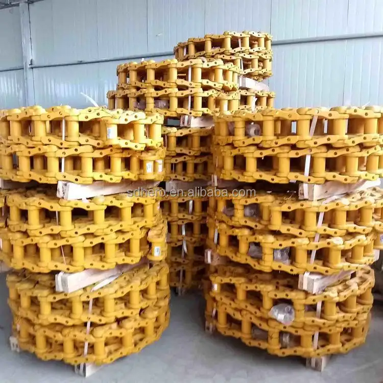 Yedek parça özbekistan için buldozer parça zincir bağlantı palet pabucu montaj yedek parçaları için komatsu buldozerler ithal buldozerler