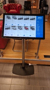 バッテリータッチスクリーン付き4Kカメラで画面を回転4 64GB RK3399可動式デジタルディスプレイタブレットデジタルサイネージとディスプレイ - Product Image 4