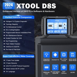 Xtool D8s Vollsystem-Auto diagnose tools Verbessert für Xtool D7s OBD2-Scanner Bidirektional 38 Services Fd 2024 Engine Analyzer - Product Image 2