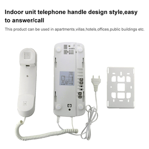 Nuevo diseño de calidad superior intercomunicador casa Interphone de Audio timbre/Audio Doorphone sistema w/t desbloquear/2-forma de intercomunicador funciones