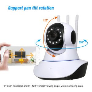 2MP 1080P Smart Home V380 WiFi P2P viewframe หุ่นยนต์ไร้สาย 2MP IP กล้อง - Product Image 3