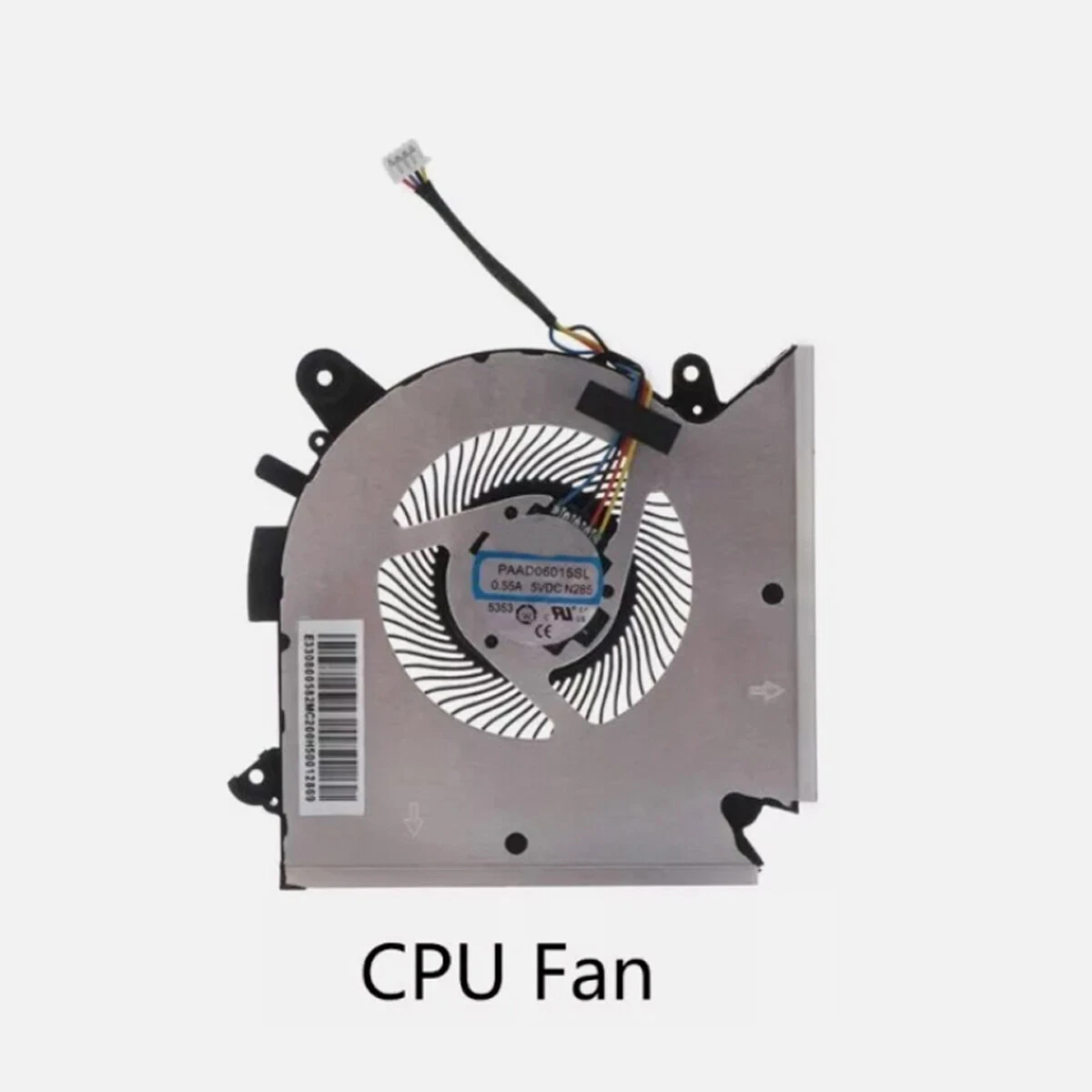Ventilador de CPU negro