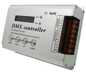 Neuer DMX512 Switch Dimmer Touchscreen-Bildschirm Beleuchtungs konsole RGBW 4CH Master Controller für Bühnen beleuchtung - Product Image 3