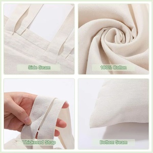 Thân thiện với môi trường, bền, Túi mua sắm có thể in logo, túi vải cỡ lớn - Product Image 3