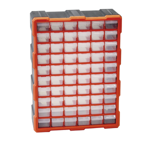 Đa-lưới phần cứng bộ phận bin nhựa hình chữ nhật lưu trữ hộp công cụ với vít phụ kiện PP văn phòng tổ chức - Product Image 2