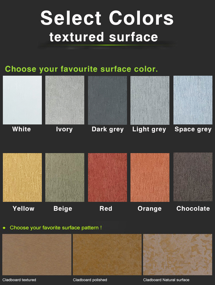 New Technology Modern Style Light Weight Exterior Tile Facade Material