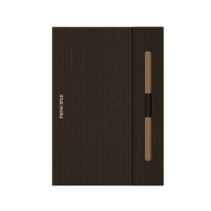 148x210mm Corrugated Paper <strong>With</strong> <strong>Foil</strong> Stamp and Oil Painting <strong>Edge</strong> Case Binding Customizable Book <strong>Notebooks</strong> - Product Image 2