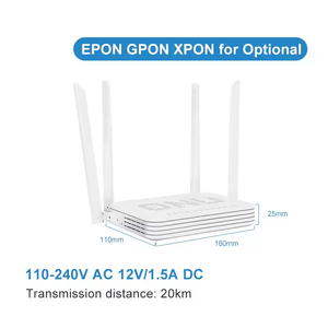 HSGQ-X410DW dual band 2.4G & 5G ftth 5g roteador sem fio F609 Onu Gpon WIFI Ont 4GE 1POTS ONU