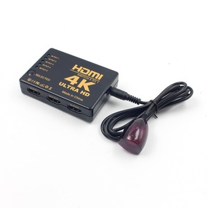 5 Port <strong>HDMI</strong> Switcher 4Kx2K 5x1 <strong>Switch</strong> Box with Remote Control Audio Use - Product Image 6