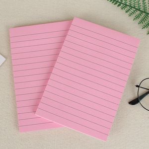Factory Direct Supply New A6 Color Stripe Horizontal Line Sticky Notes <strong>Notepad</strong> Paper Material - Product Image 5