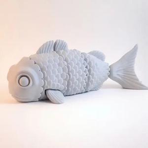 Быстродействующий прототип SLA SLS SLM FDM DMLS услуги 3d-печати 3D модель для FLEXI FISH - Product Image 1