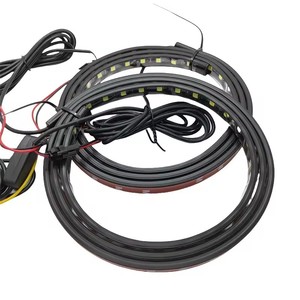 White 60inch Strobe LED Emerncy Warning <strong>Light</strong> Strip Side Marker Turn Signal Lamp for Vehicles Driving <strong>Lights</strong>