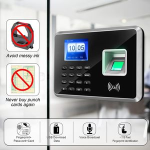 RFID 125K Fingerprint PIN <strong>Code</strong> Easy Operation <strong>Excel</strong> Report Time Attendance Machine for Small Company - Product Image 3