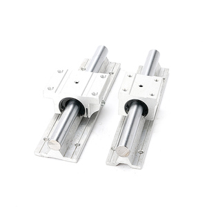 直线轴承 SBR20UU SBR20LUU 直线运动滚珠滑块单元适用于铝导轨 SBR20 - Product Image 1