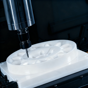 Klantspecifieke kleine oplage <span class=keywords><strong>CNC</strong></span>-kunststof onderdelen behuizing precisiebewerkingsservice voor elektronische behuizingen prototyping - Product Image 1