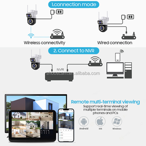 Icsee 6MP 4CH 8CH sistema di telecamere di sicurezza per la casa Wireless Wifi Ptz rete Wireless Nvr Kit Home Kit telecamera Cctv Wifi sistema - Product Image 3