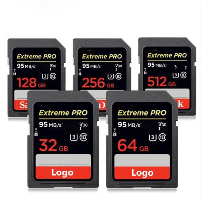 Extreme PRO 8 GB 16 GB 32 GB 64 GB 128 GB 256 GB SDXC bellek SD kart Kamera Kartı