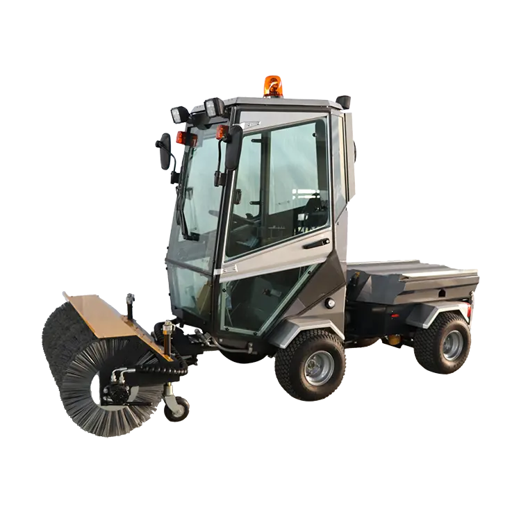 CLEANVAC Multi-fonction Diesel Road Sweeper Big Vacuum Street Sweeper