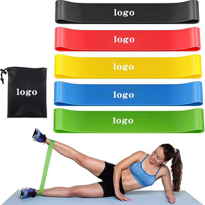 FSPG Yoga Fitness equipo de entrenamiento ejercicio látex elástico Mini banda de bucle gimnasio ejercicio resistencia bandas de bucle - Product Image 2