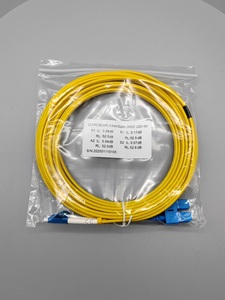 สายแพทช์ไฟเบอร์ออปติกแบบดูเพล็กซ์โหมดเดี่ยวยาว10ม. SC APC-LC APC ใช้สำหรับ FTTH - Product Image 2