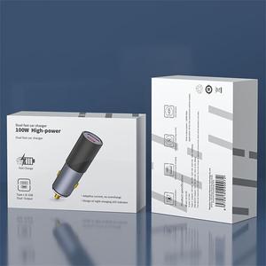 2024趋势迷你USB C 100汽车充电器快速18W PD100W QC3.0技术OTP保护电动汽车充电器适配器 - Product Image 4