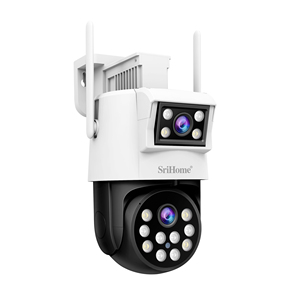 Srihome SH048 Wireless Dual-lens Wifi Outdoor IP <strong>Camera</strong> CCTV Wifi <strong>Camera</strong> <strong>Motion</strong> Detection TF Card Security <strong>Camera</strong> - Product Image 2