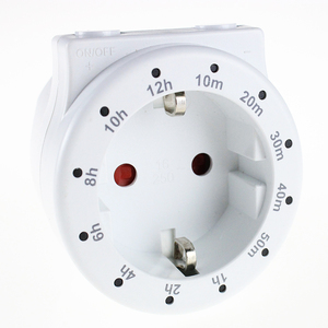 Timer meccanico programmabile da 12 ore Timer per presa elettrica con interruttore della luce - Product Image 2